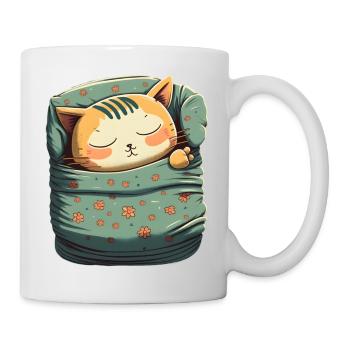 Cadeau de sommeil pour chat Kawaii - Mug blanc - blanc - Droite