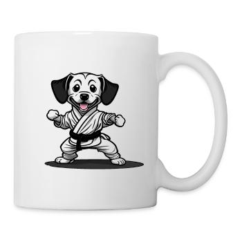 Karaté Chien Drôle - Mug blanc - blanc - Droite