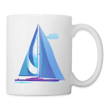 Sailing ship Sailors Sailing Sailing Sailing boat - Mug - white - Right