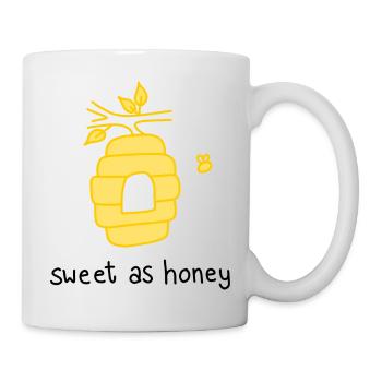 Sweet as honey - Mug - white - Right