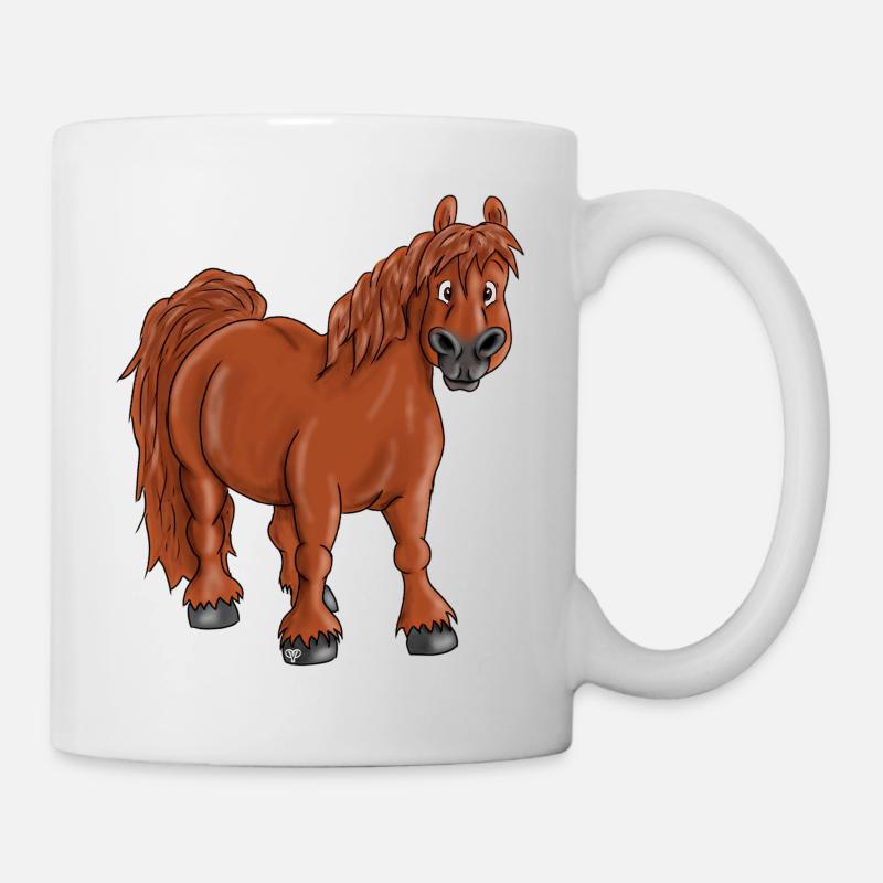 Pummelpony Polly - Tasse - Weiß