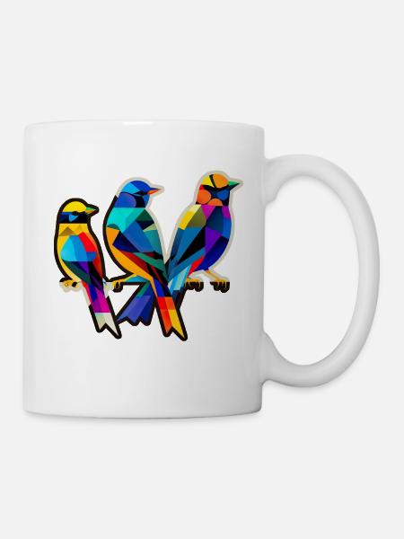 Three Little Birds - Mug - white