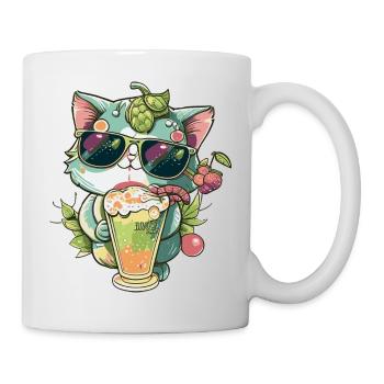 Tropical Cat: A Cat Lover's Dream - Mug - white - Right