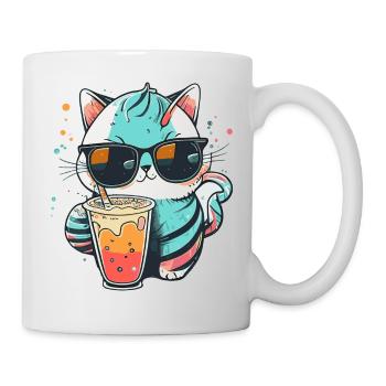 The coolest cat on the beach - Mug - white - Right