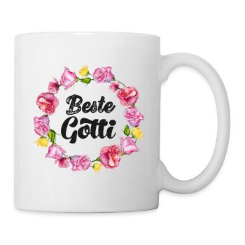 Beste Gotti beschte Gotti Schweiz Patentante Patin - Tasse - Weiß - Rechts