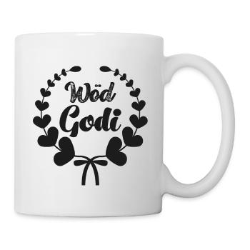 Wöd Godi beste Godi Taufpatin Österreich Taufe - Tasse - Weiß - Rechts