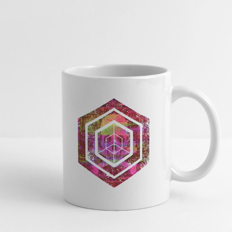 Hexagon-Programmierung Programmierer Codierung geometrisch Tasse