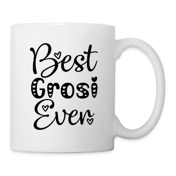 Meilleur(e) Grosi au monde beschts Grosi Grandma Suisse - Mug blanc - blanc - Droite