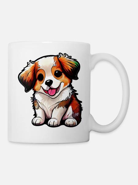 Incarne la joie pure que les chiens nous apportent - Mug blanc - blanc