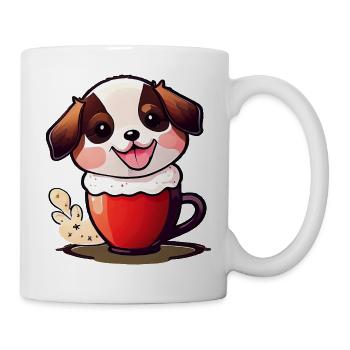 The dog: man's best friend - Mug - white - Right