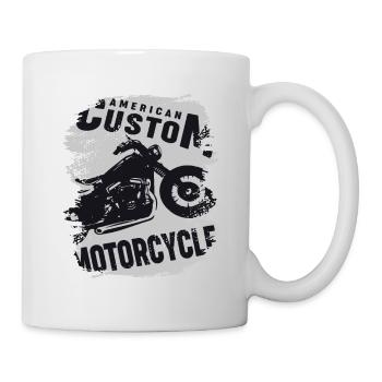 American Custom Motorcycle And Racing - Mug blanc - blanc - Droite