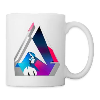 Woman wondering - Mug - white - Right