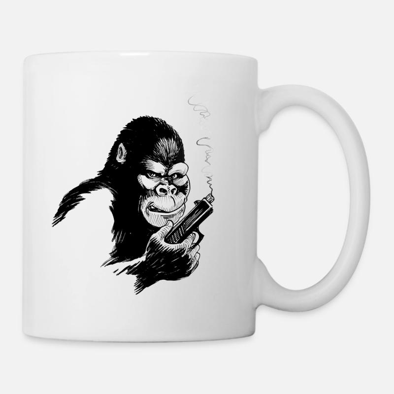 Singe - Mug blanc - blanc