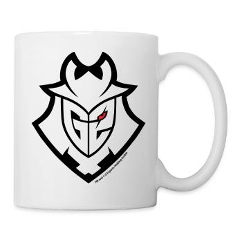 G2 Esports Logo Schwarz Linien - Tasse - Weiß - Rechts