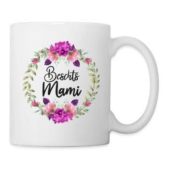 Beste Mama bestes Mami Schweiz Schweizer - Tasse - Weiß - Rechts