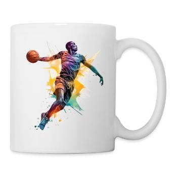 Basketball Basketball Player Sport Splash Colorful - Mug - white - Right