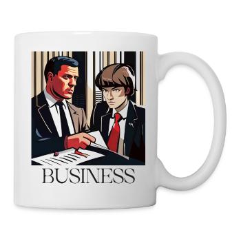 BUSINESS - Tasse - Weiß - Rechts