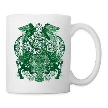 Irische Folklore 3 - Tasse - Weiß - Rechts
