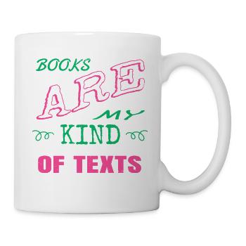 gift idea jokes a time book quotes books and cats - Mug - white - Right