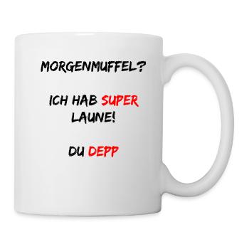 Morgenmuffel - Tasse - Weiß - Rechts