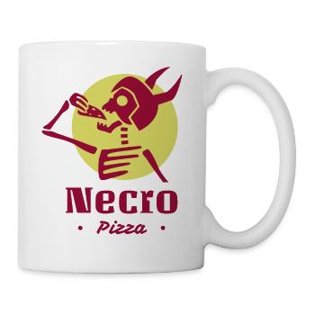 Necro Pizza - Mug blanc - blanc - Droite