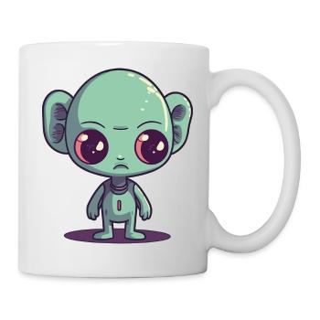 Außerirdischer - Tasse - Weiß - Rechts