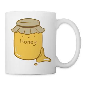Miel sucré - Mug blanc - blanc - Droite