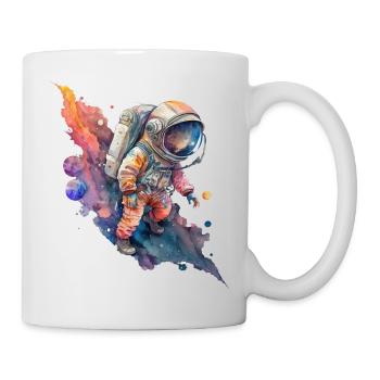Aquarelles spatiales d’astronautes - Mug blanc - blanc - Droite