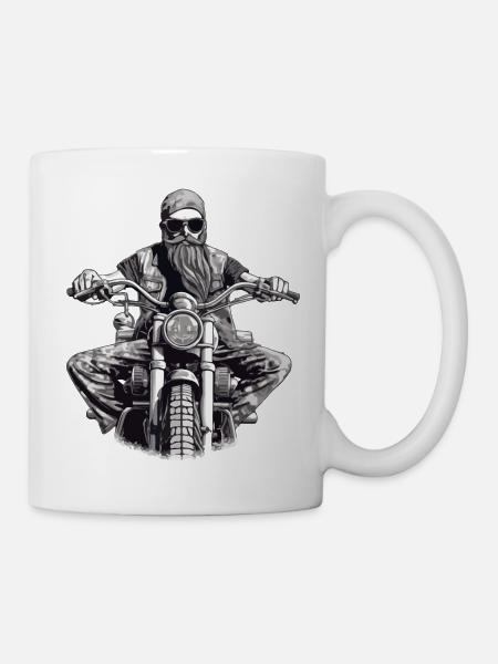 Al le motard - Mug blanc - blanc