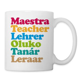 Enseignant - Mug blanc - blanc - Droite