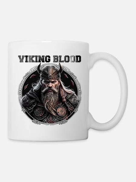 Wikingerblut, Odin Nordischer Gott erwartet uns in Walhalla - Tasse - Weiß