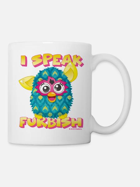 Furby I Speak Furbish Avec Furby Bleu - Mug blanc - blanc
