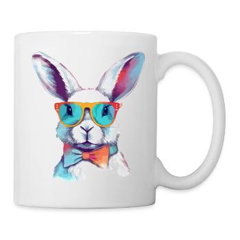 Lewis der Kaninchen mit der Brille - Tasse - Weiß - Rechts