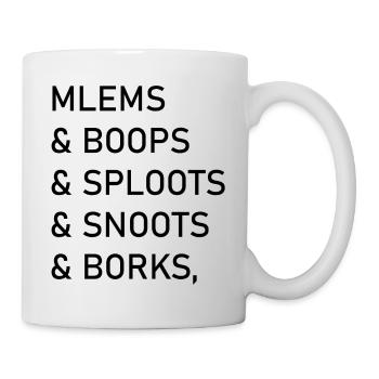 Hund Dog - Tasse - Weiß - Rechts