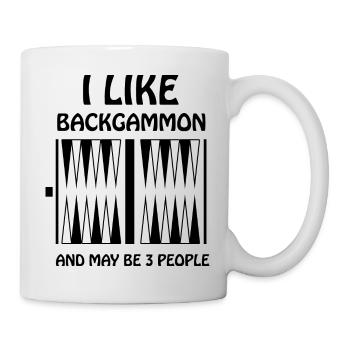 Boardgame Chess Backgammon Game Night - Mug - white - Right
