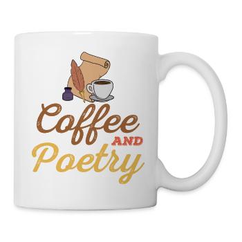 Poet Poesie Dichter Poetry I Geschenk - Tasse - Weiß - Rechts