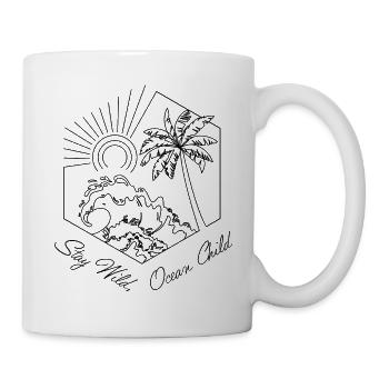 Stay wild, ocean child - Mug - white - Right