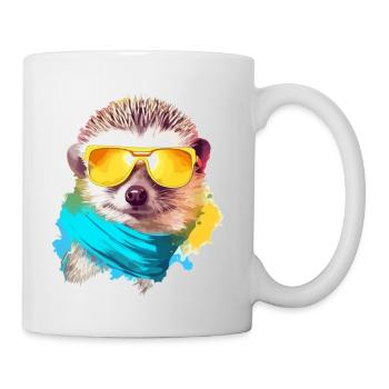 Piky l'hérisson - Mug blanc - blanc - Droite