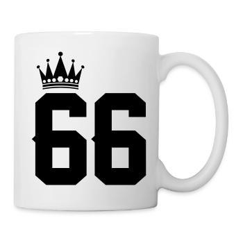 66 - Tasse - Weiß - Rechts
