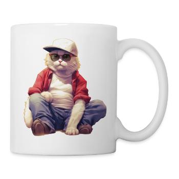 FunkyCats Lance - Tasse - Weiß - Rechts