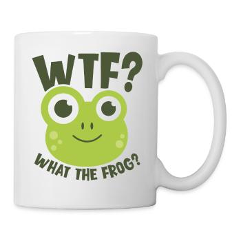 What the Frog - Was zum Frosch - Mug - white - Right