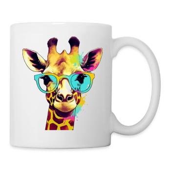 Aliz die Giraffe - Tasse - Weiß - Rechts
