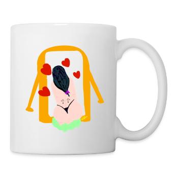 I, SCORT - Mug blanc - blanc - Droite