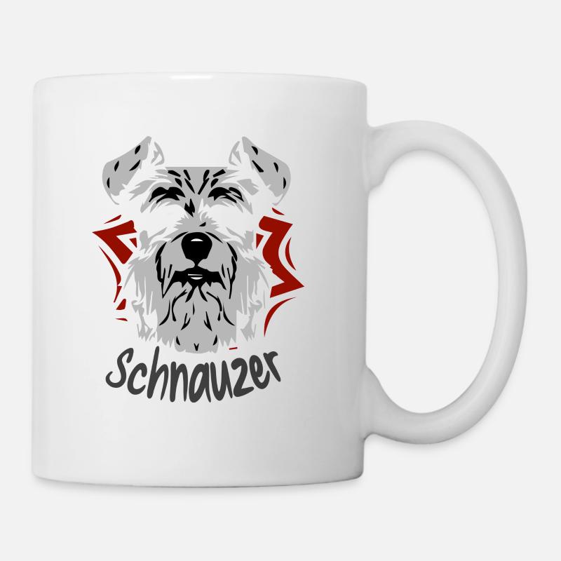 Shnauzer Dog - Mug blanc - blanc