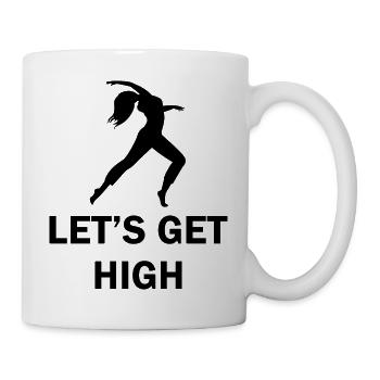 Danse Musique de danse - Mug blanc - blanc - Droite