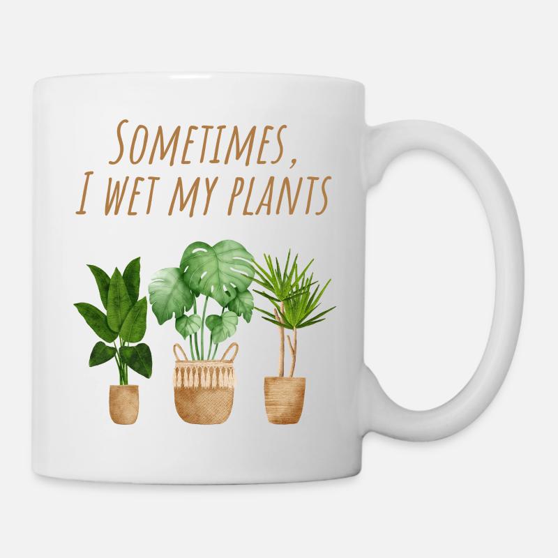 Pflanzen - Tasse - Weiß