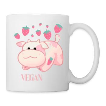 Vegan - Tasse - Weiß - Rechts