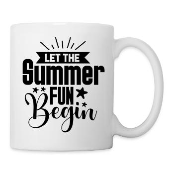 Let the Summer Fun begin - Tasse - Weiß - Rechts