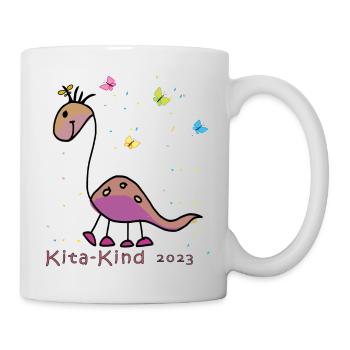 Kindergarten 2023 - Tasse - Weiß - Rechts