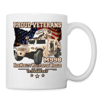 M998 Véhicule de l’armée - Mug blanc - blanc - Droite